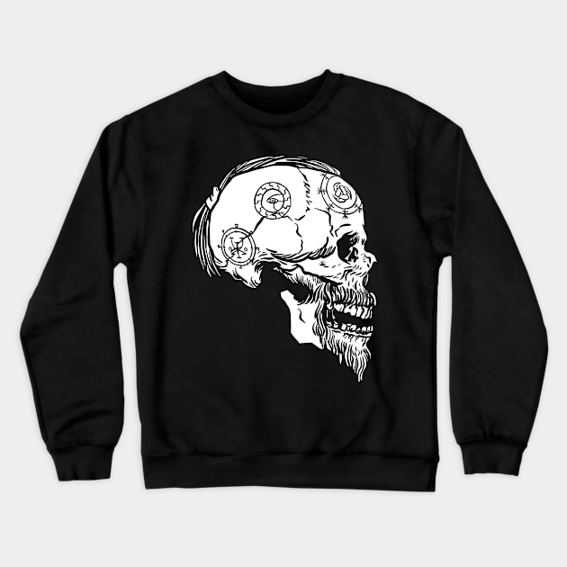 Viking Skull Crewneck Sweatshirt by Eclecterie